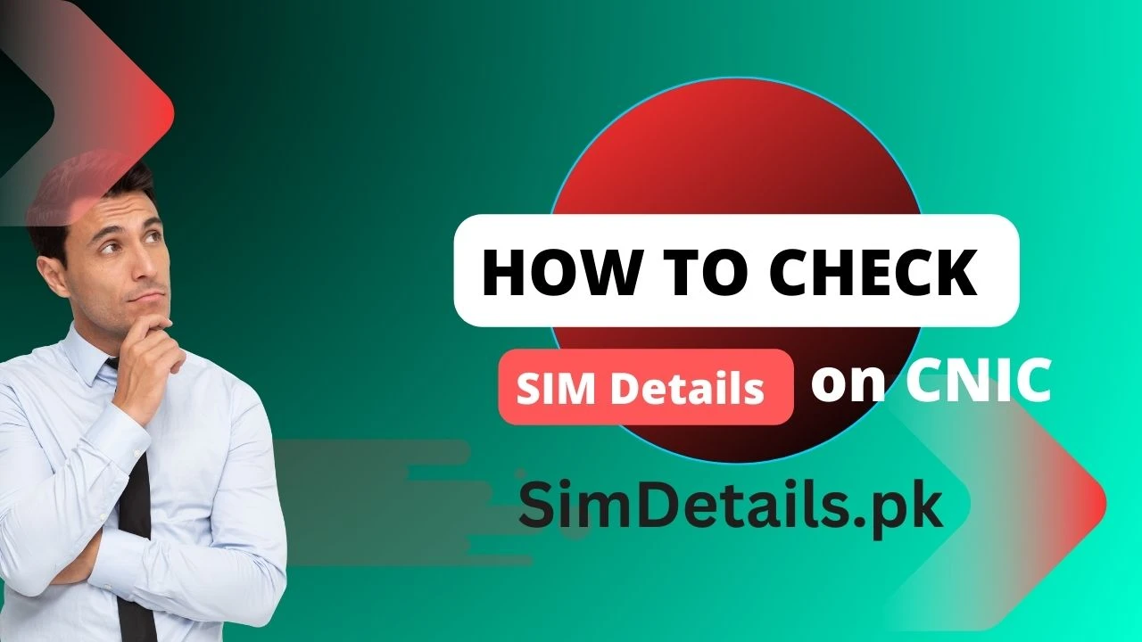 How To Check SIM Details on CNIC