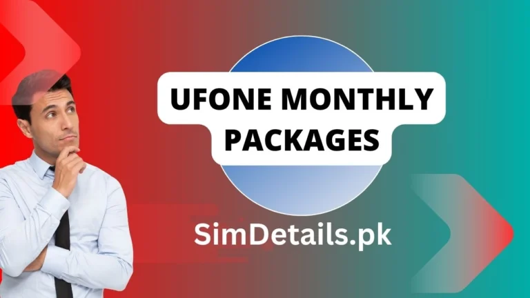 Ufone Monthly Internet Packages 2024