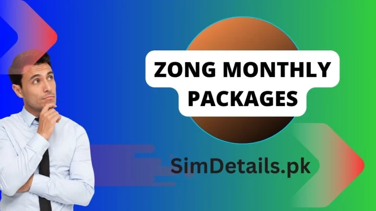 Zong Monthly Packages